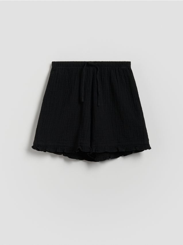 Shorts aus Musselin - RESERVED