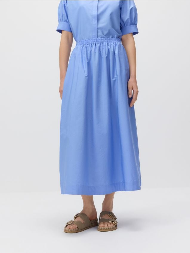 Cotton midi skirt - RESERVED