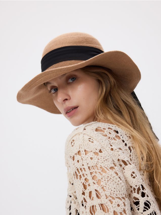 Hat with bow detail - RESERVED