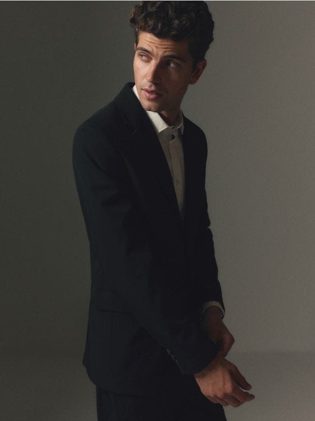 Reserved - sacou super slim fit - negru