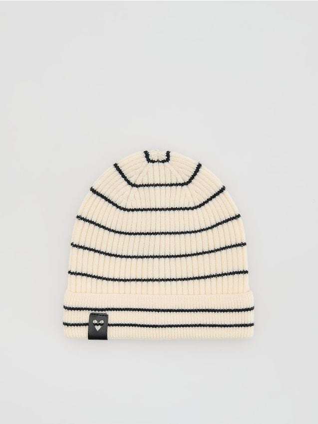 Stripe jersey beanie - RESERVED