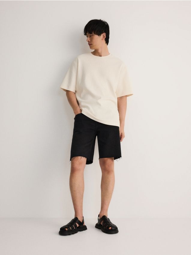 Denim regular shorts - RESERVED