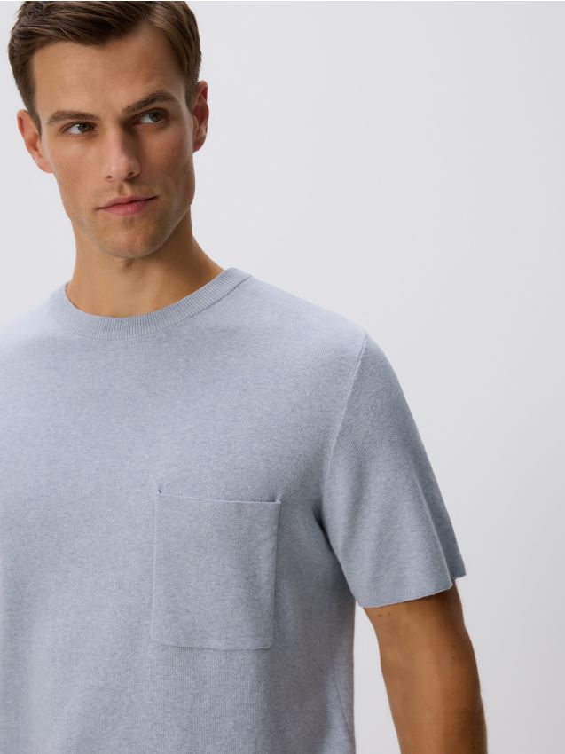 Short sleeve cotton jumper - RESERVED