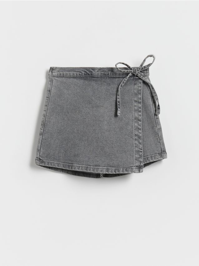 Denim skort - RESERVED