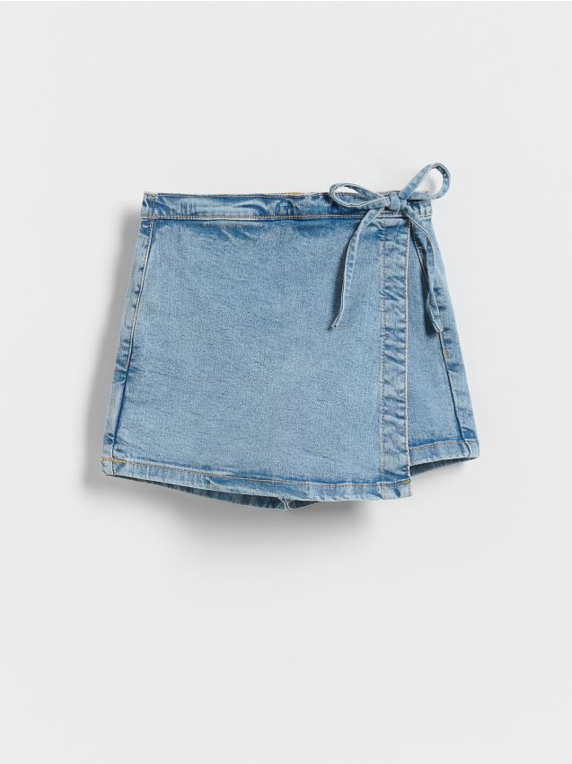 Denim skort - RESERVED