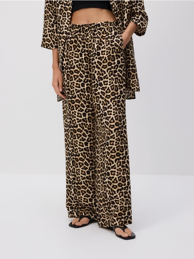 Pantalon en lin majoritaire - RESERVED