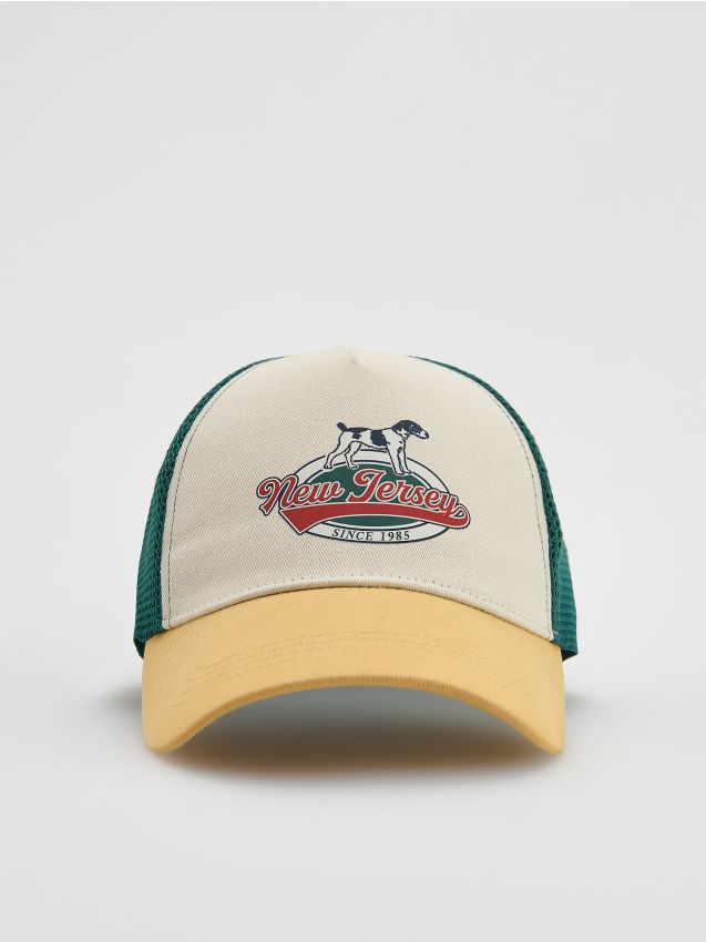 Reserved - Șapcă Trucker cu imprimeu - multicolor Reserved - Șapcă Trucker cu imprimeu - multicolor