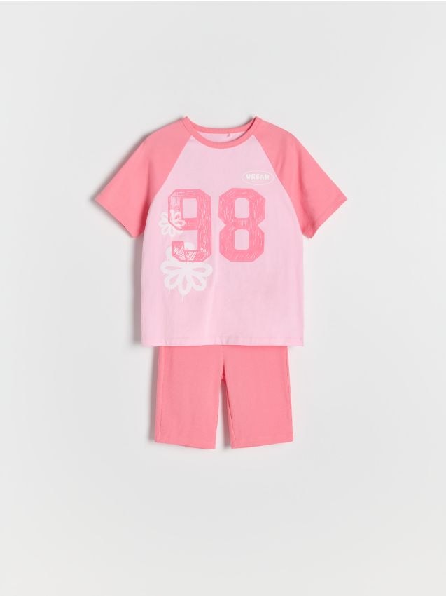 Cotton set with print - RESERVED