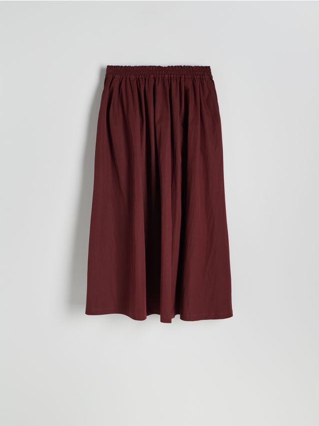 Jupe midi en coton - RESERVED