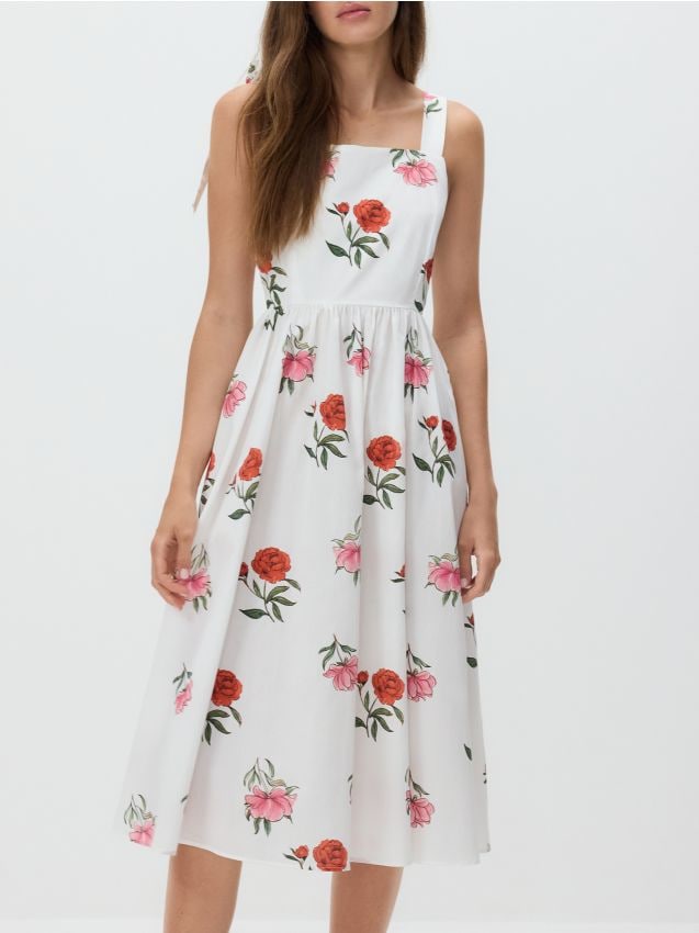 Floral print midi dress - RESERVED