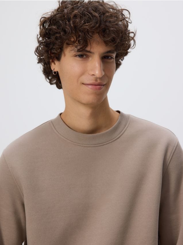 Plain cotton rich sweatshirt - RESERVED