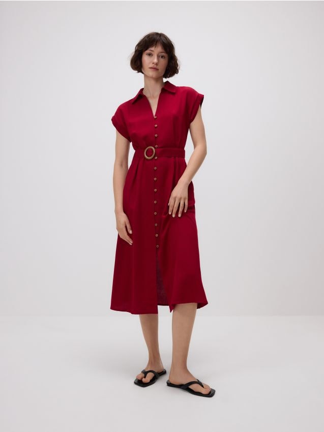 Dress with belt - RESERVED