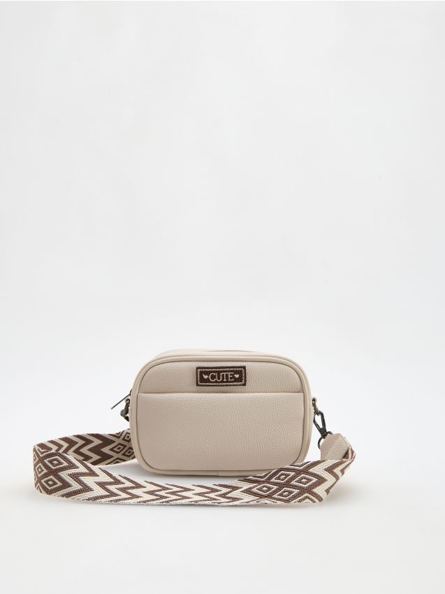 Small faux leather bag - RESERVED