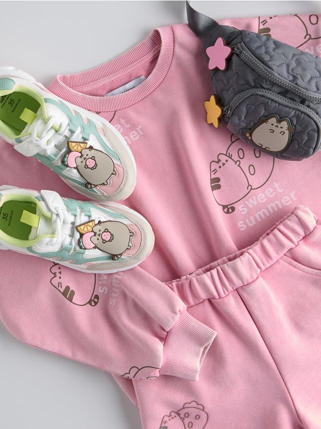 Pusheen hoody met print - RESERVED