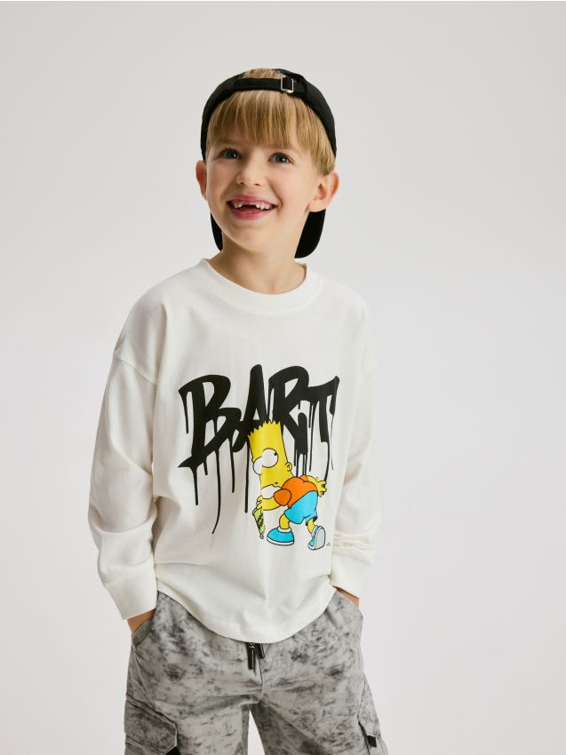 Reserved - Tricou The Simpsons - crem