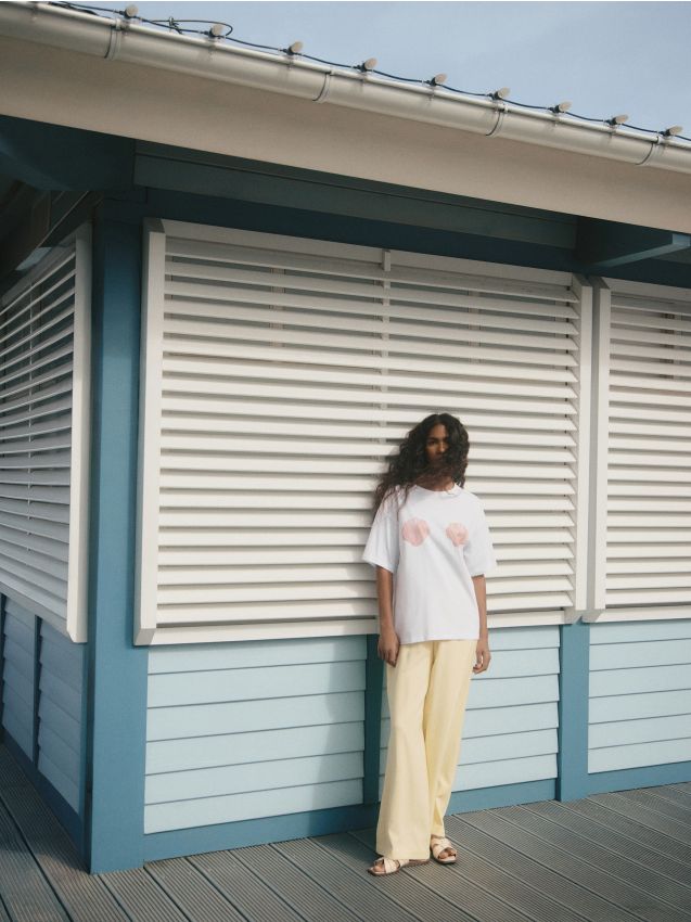 Loose trousers with viscose - RESERVED