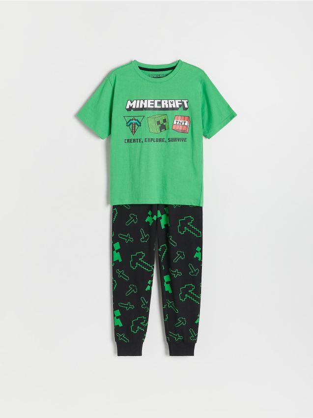 Ensemble de pyjama deux-pièces Minecraft - RESERVED