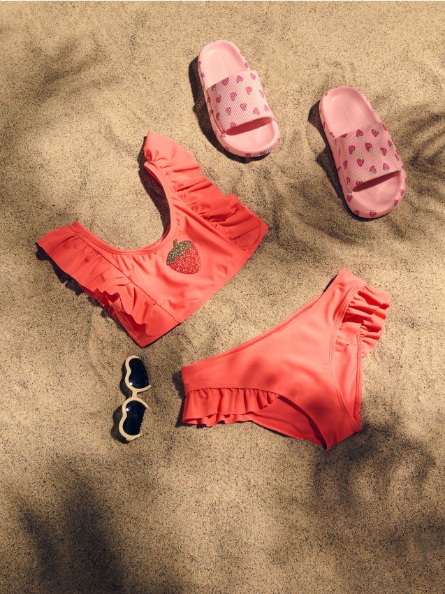 Two-piece swimsuit with appliqué - RESERVED