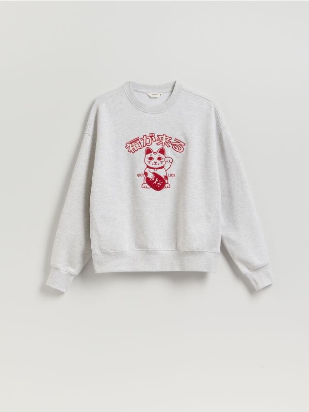 Oversized printed sweatshirt - RESERVED