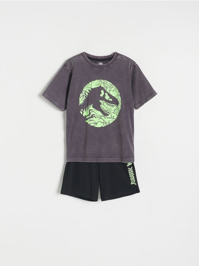 Reserved - boys` pyjama - negru