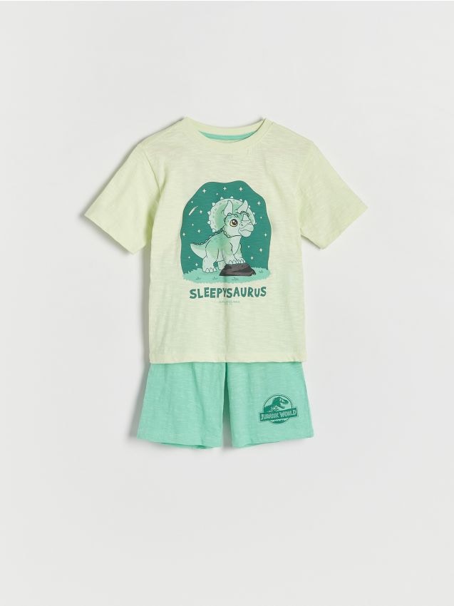 Reserved - boys` pyjama - verde-deschis