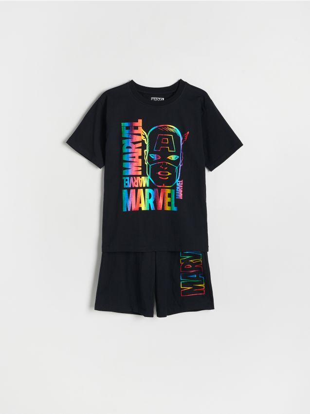 Reserved - BOYS` PYJAMA - negru