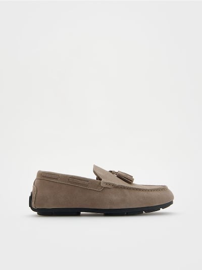 Suède loafers