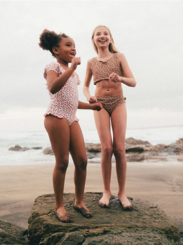 Patterned two piece swimsuit - RESERVED