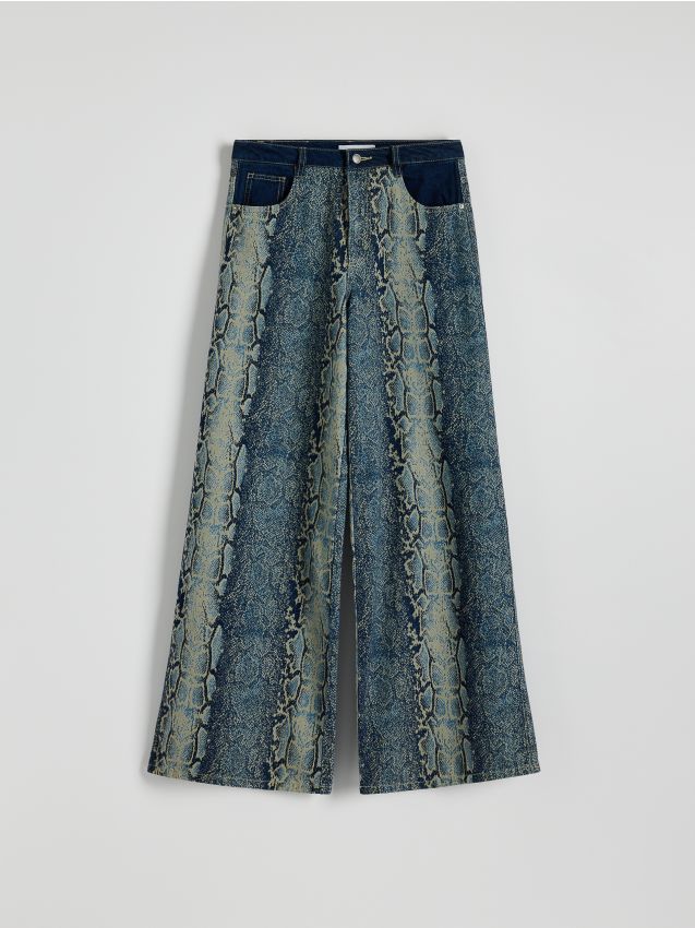 Reserved - LADIES` JEANS TROUSERS - multicolor