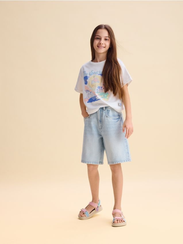 Denim bermuda shorts - RESERVED