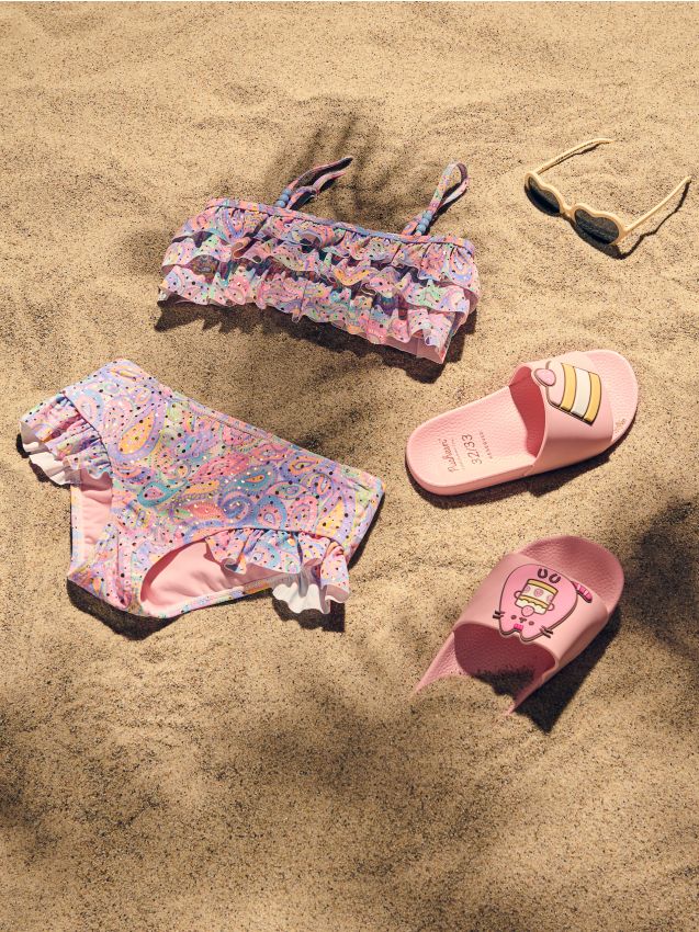Ruffle two piece swimsuit - RESERVED