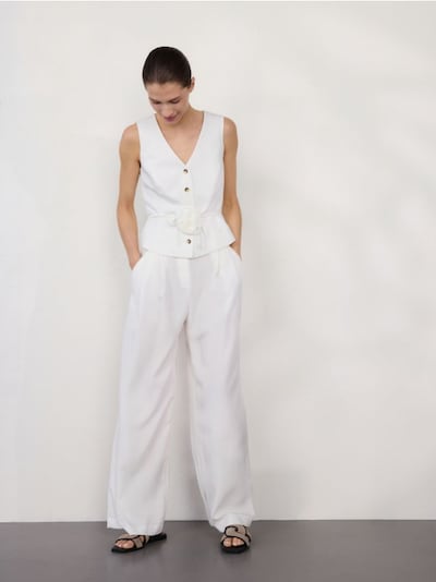 Pantaloni cu fibre Lyocell
