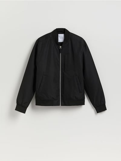 Plain bomber jacket