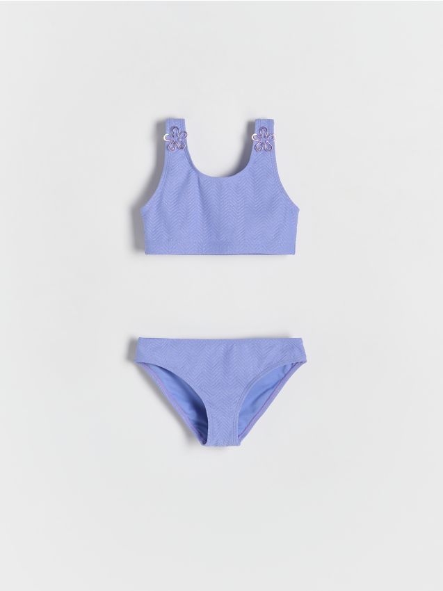 Two-piece swimsuit with appliqué - RESERVED