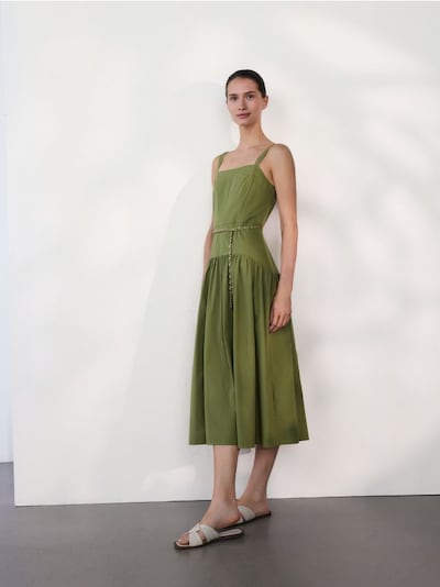 LADIES` DRESS & BELT