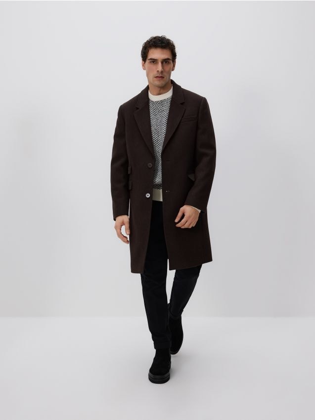 Reserved Reserved - Παλτό από μείγμα μαλλιού