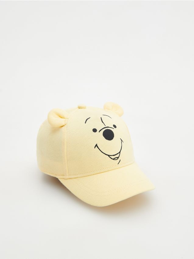 Reserved - boys` peaked cap - galben-muștar