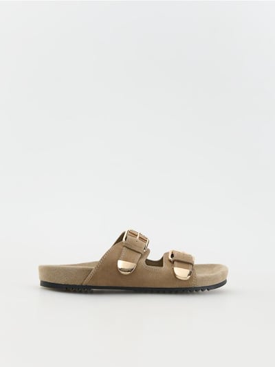 Leather rich sliders