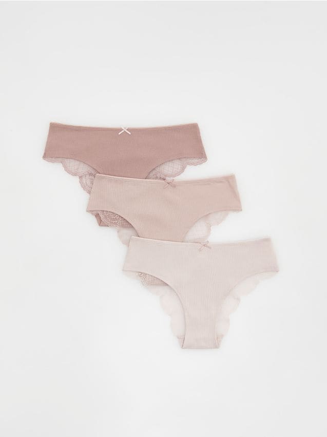 Reserved - ladies` briefs multi - roz-pudră