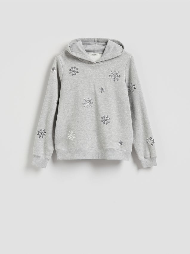 Jõuluteemalise motiiviga dressipluus - RESERVED