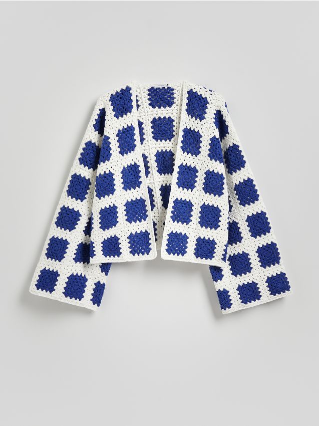Cardigan fait main à motifs - RESERVED