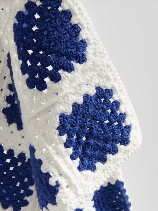 Patterned handmade cardigan - RESERVED