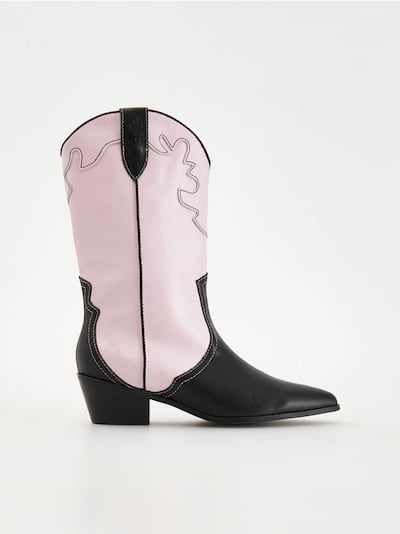 Barbie™-cowboyboots i läder