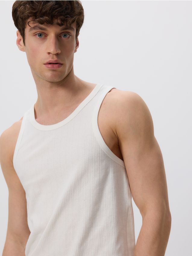 Βαμβακερό tank top - RESERVED