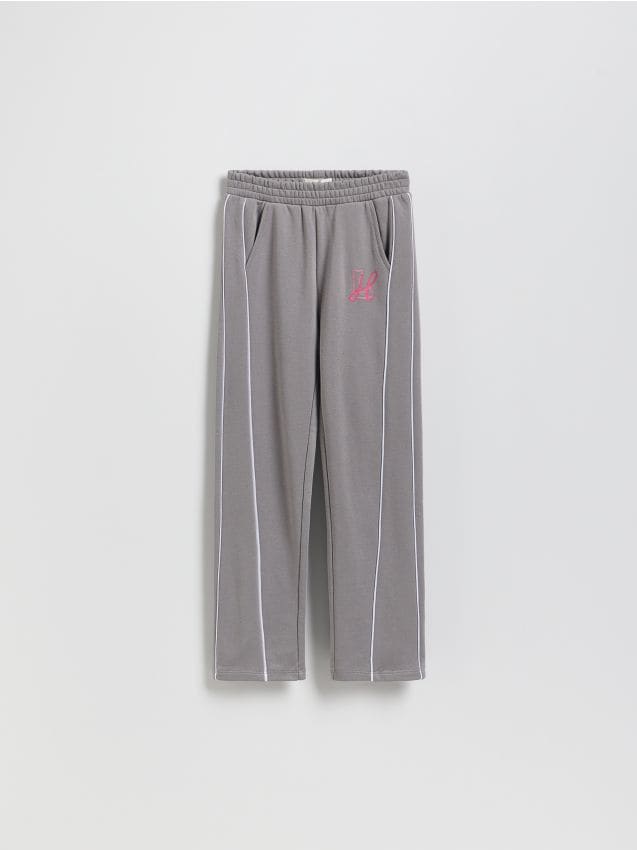 Sweatpants with side stripes - RESERVED