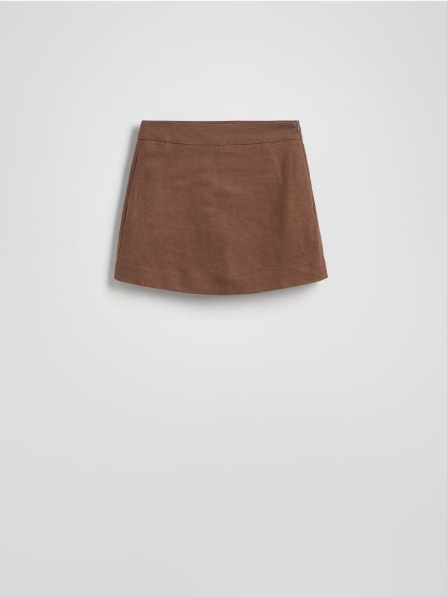 Skort i hørblanding - RESERVED