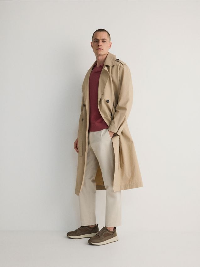 Spodnie chino leisure fit - RESERVED