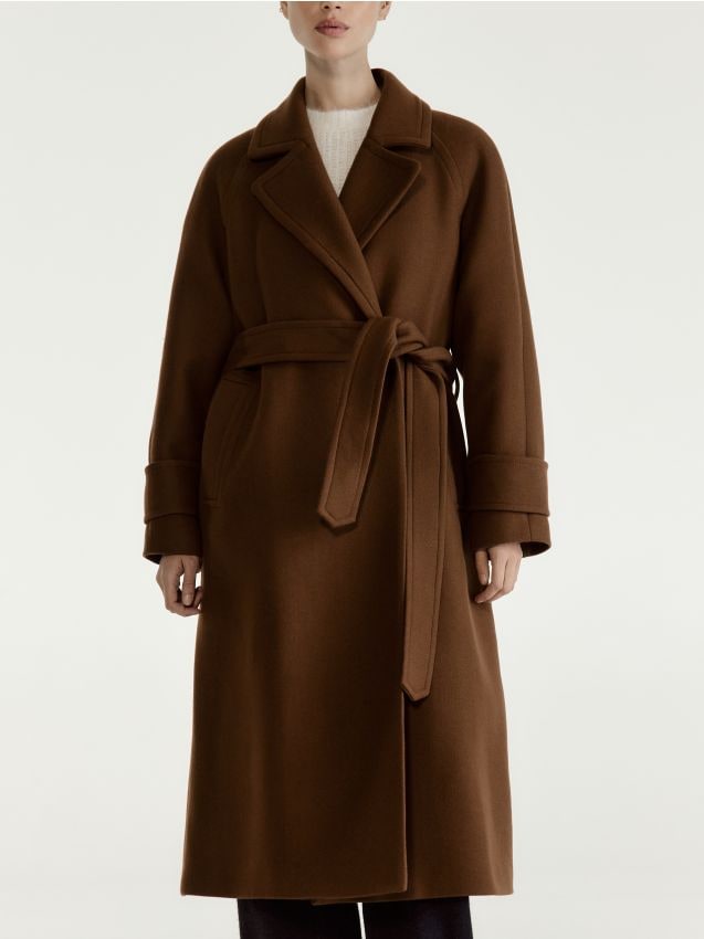 Manteau en laine majoritaire Manteco Couleur marron - RESERVED - 726AY-88X