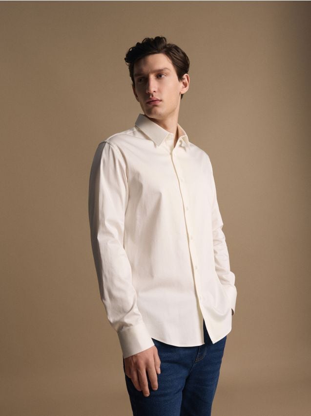 Chemise slim fit en coton - RESERVED