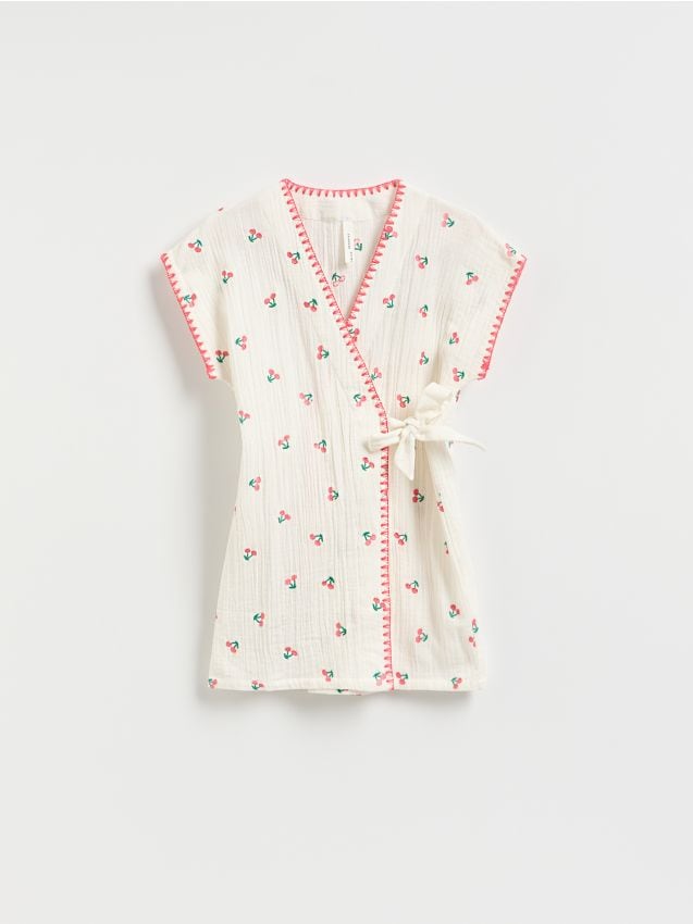 Patterned beach kimono - RESERVED